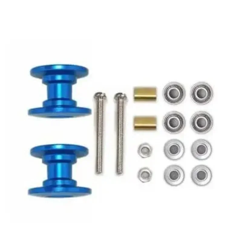 Tamiya Model Mini 4Wd - قطعتان من بكرات التوجيه المزدوجة 12-13