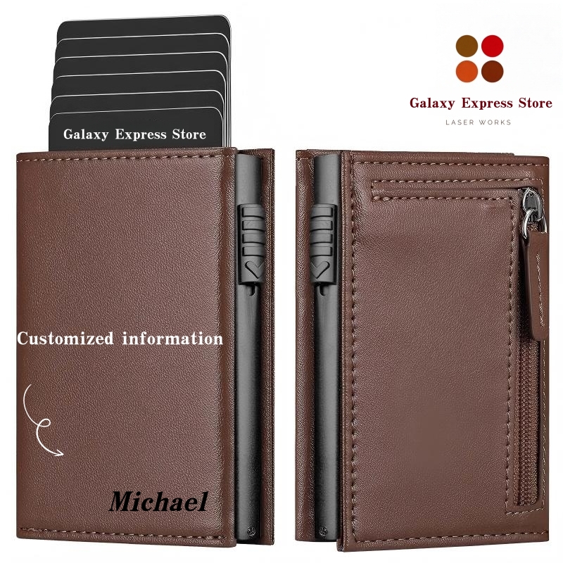 Card Top Loader - محفظة بطاقات مخصصة مع جيب للعملات