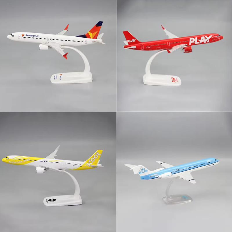 Model Airplane Plastic - نموذج طائرة بمقياس 1/100 لخطوط الطيران