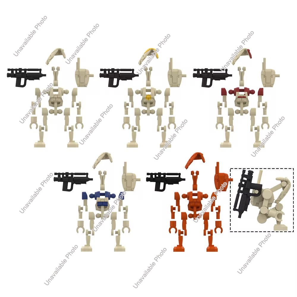 Lego Minifigure Holder - هوت تويز MY901-MY905 أسلحة وسراويل وأجزاء