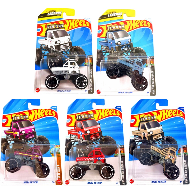 Hot Wheels Car Monster Trucks - سيارة مازدا هوت ويلز أتوزام مونستر