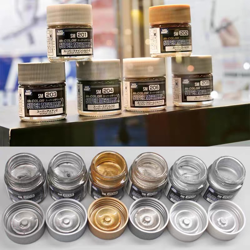 طلاء زيتي معدني بتأثير الطلاء  - مراجعة Tamiya Model Paint Set وسعره