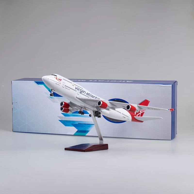 نموذج طائرة فيرجن أتلانتيك B74 - مراجعة Model Airplane Plastic وسعره