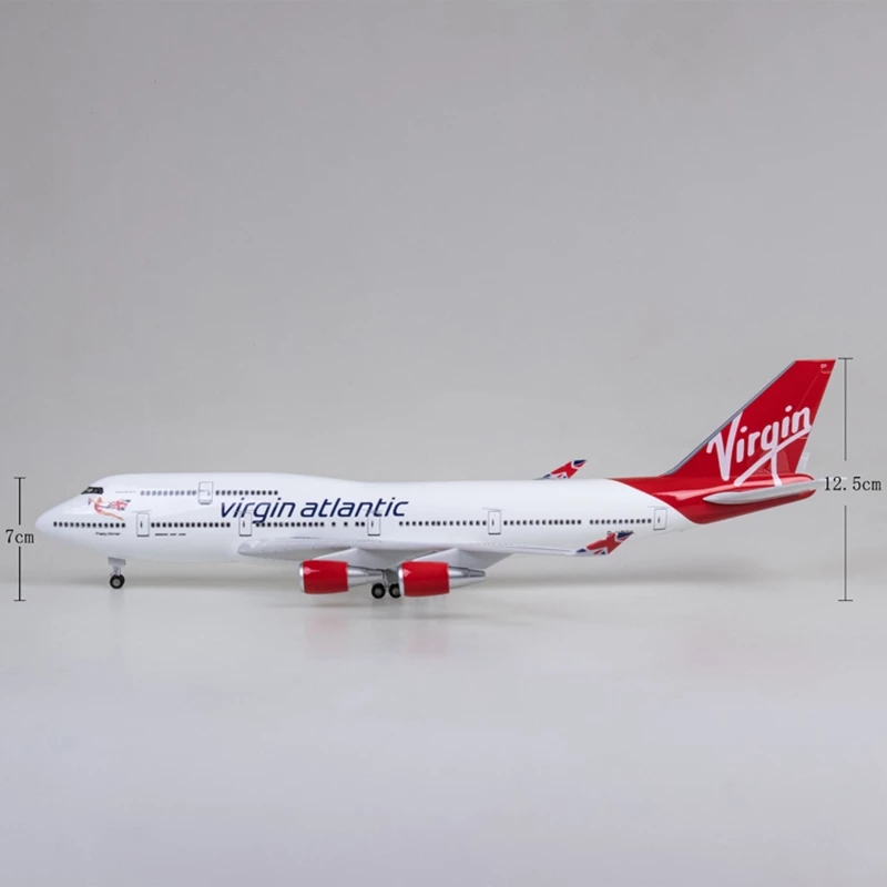 نموذج طائرة فيرجن أتلانتيك B74 - مراجعة Model Airplane Plastic وسعره