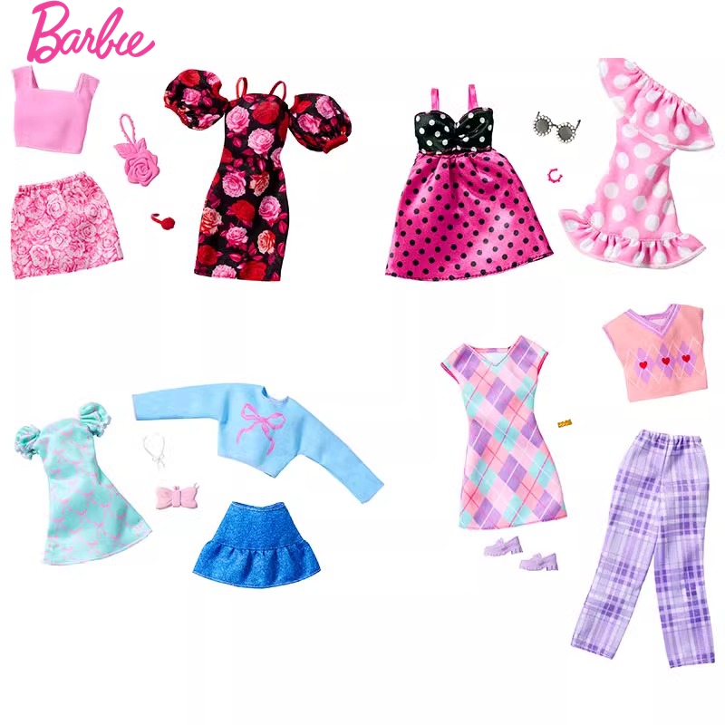 مجموعة متنوعة من ملابس دمية ما - مراجعة Mattel Toy Barbie وسعره