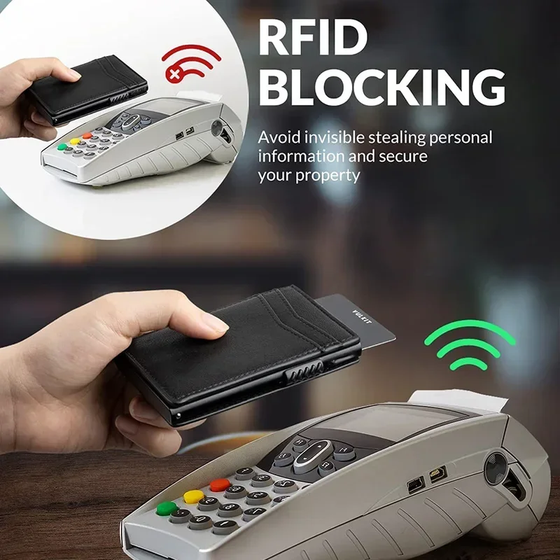 محفظة رجالي بسيطة وحامل بطاقات - مراجعة Card Top Loader وسعره