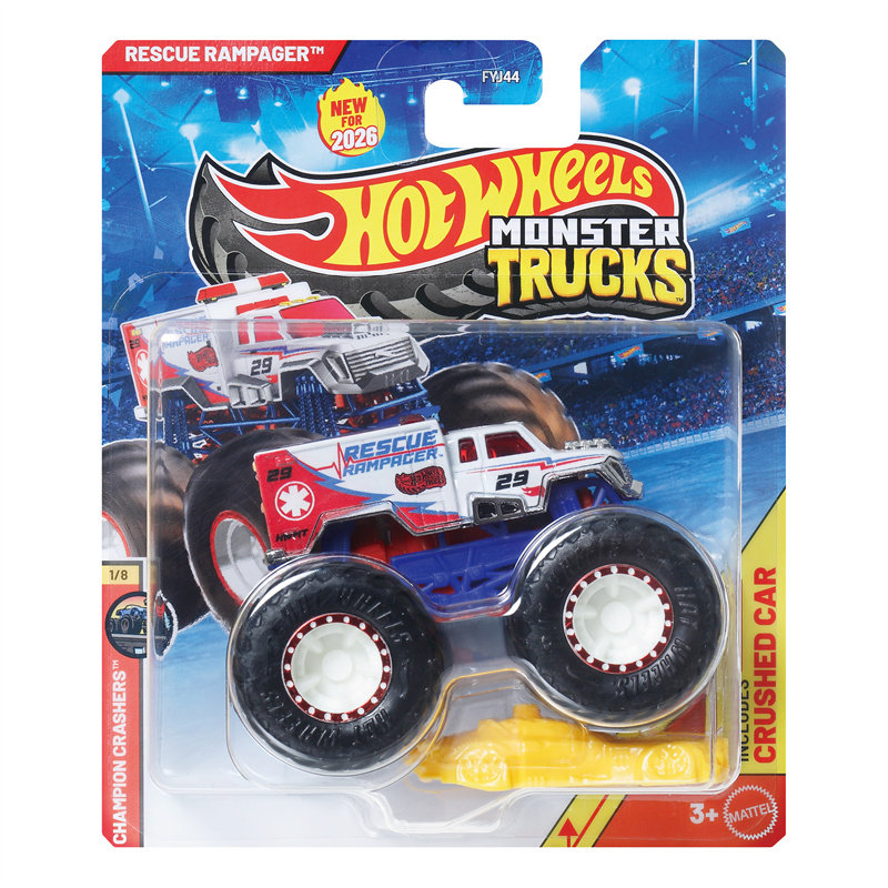 سيارة هوت ويلز مونستر تركس ريس - مراجعة Hot Wheels Car Monster Trucks وسعره