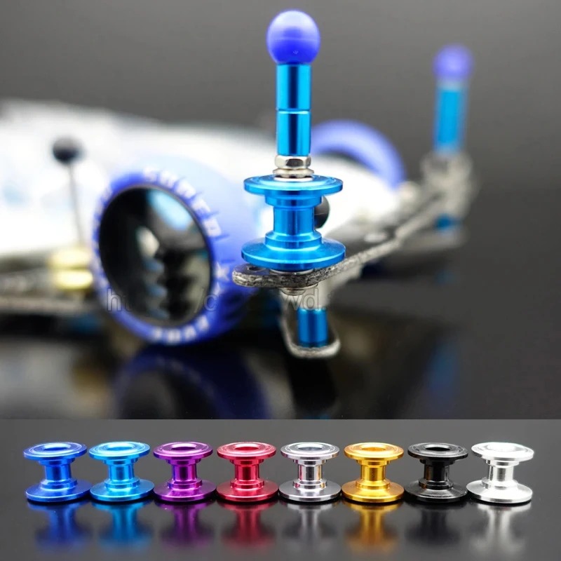 قطعتان من بكرات التوجيه المزدو - مراجعة Tamiya Model Mini 4Wd وسعره