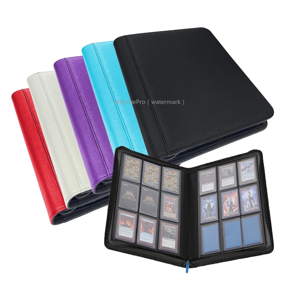 9 جيوب بولي Leather الجلود Top - مراجعة Pokemon Binder Card وسعره