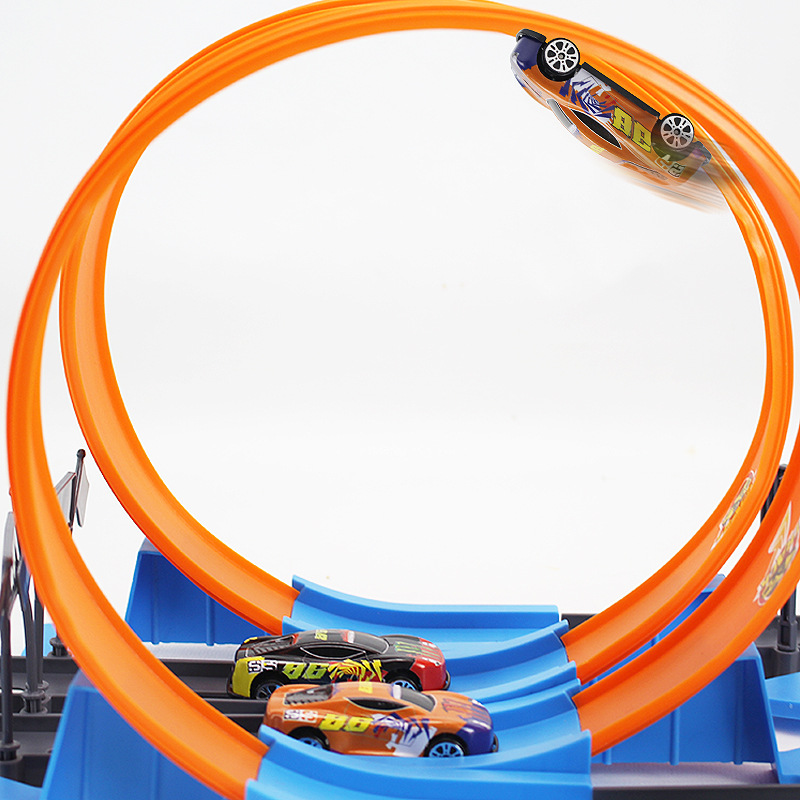 حار حيلة سرعة عجلات سيارة مزدو - مراجعة Hot Wheels Car Track Sets وسعره