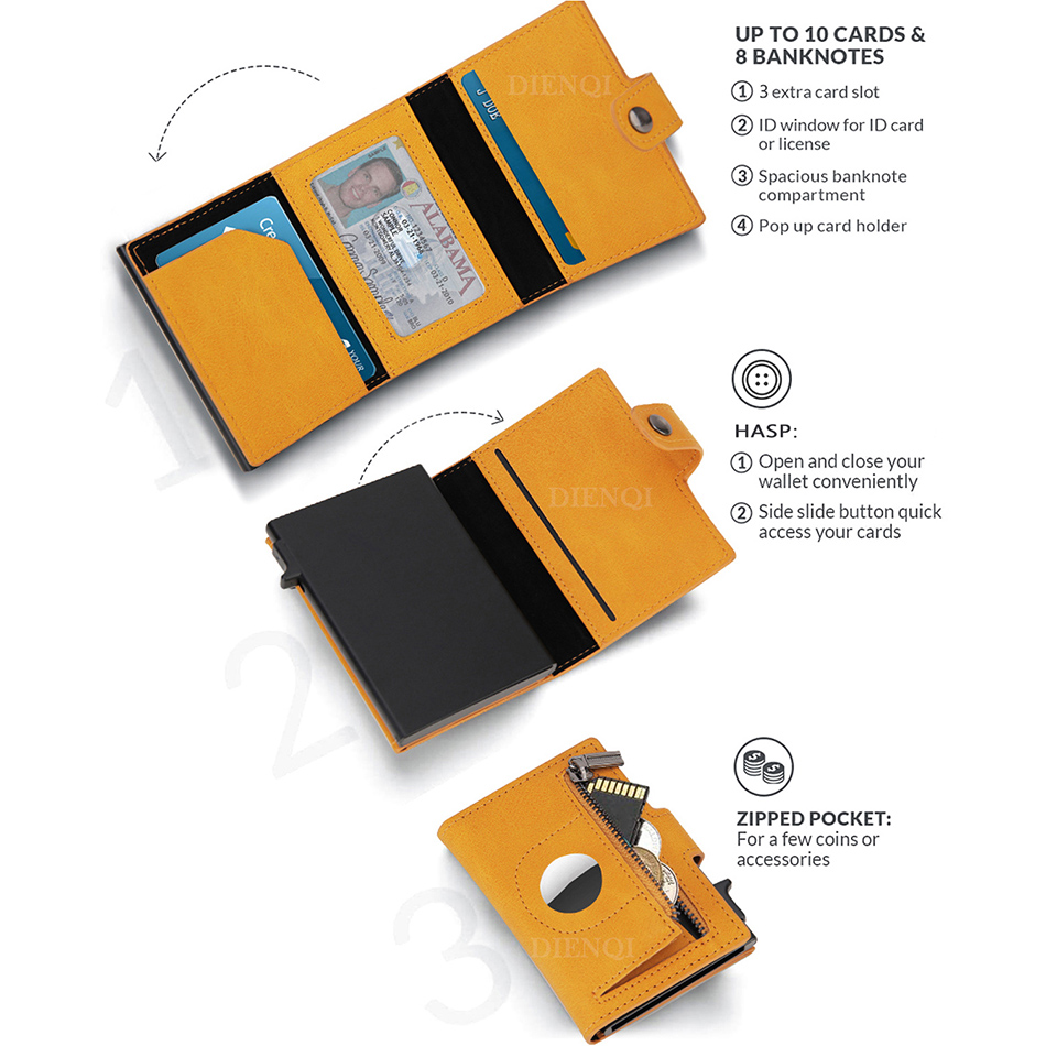 Airtag محفظة تتفاعل حامل بطاقة - مراجعة Card Top Loader وسعره