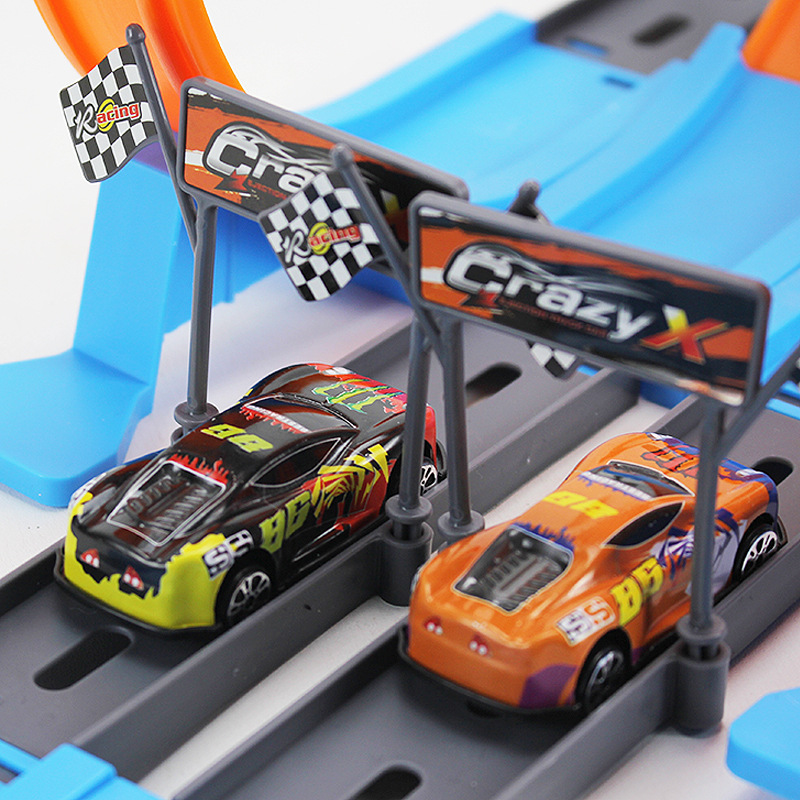 حار حيلة سرعة عجلات سيارة مزدو - مراجعة Hot Wheels Car Track Sets وسعره
